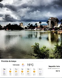 Segunda-feira começa com tempo ameno, mas chuva pode surpreender em Sete Lagoas