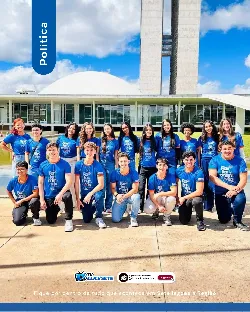 Parlamento Jovem de Sete Lagoas realiza visita institucional a Brasília