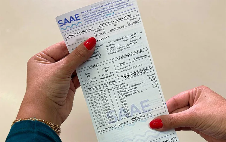 Como emitir a 2ª via da conta de água do SAAE de Sete Lagoas pela internet; confira o passo a passo