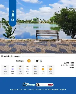Sete Lagoas terá tempo firme, manhã fria e tarde ensolarada nesta quinta-feira