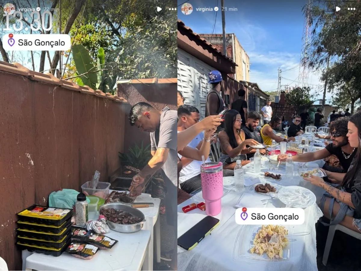Virginia Fonseca aparece em São Gonçalo, cidade natal de Vini Jr., no Rio de Janeiro