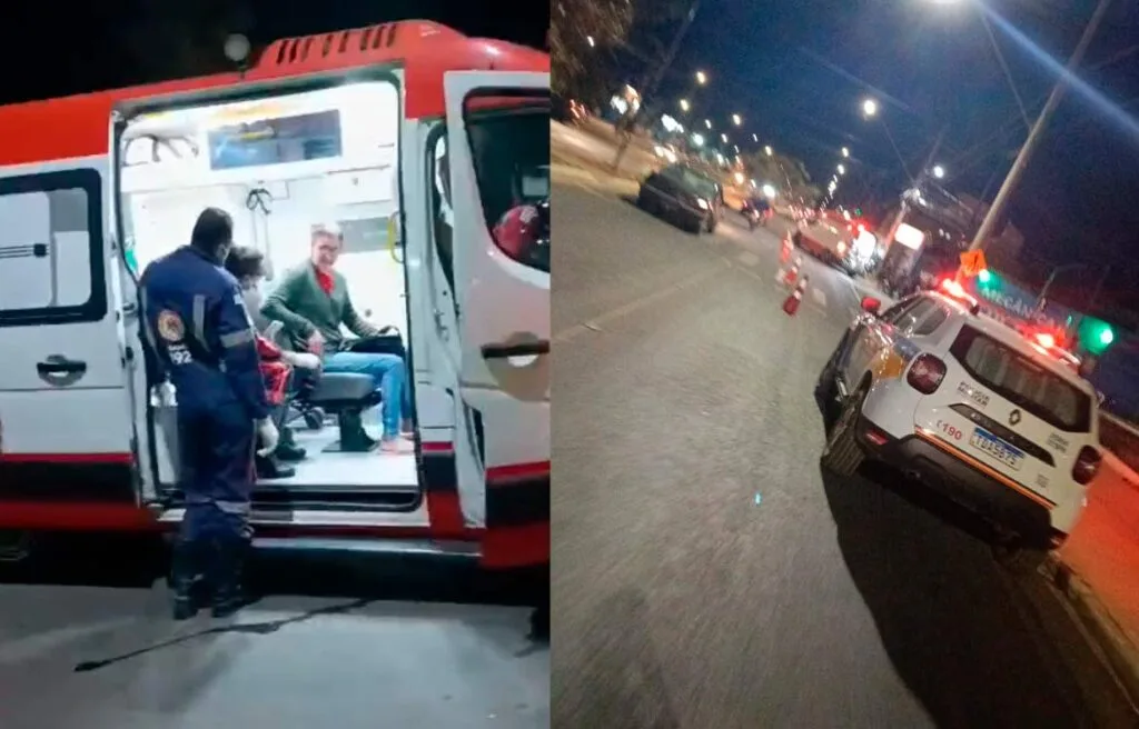 Colisão entre carro e motos na Av. Padre Tarcísio deixa vítimas sem ferimentos graves