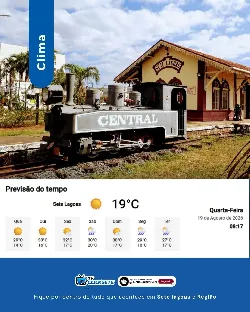 Previsão do tempo em Sete Lagoas (MG): sol predomina nesta quarta-feira, com nevoeiro pela manhã