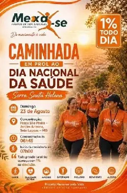 Sete Lagoas terá caminhada em prol da saúde neste domingo