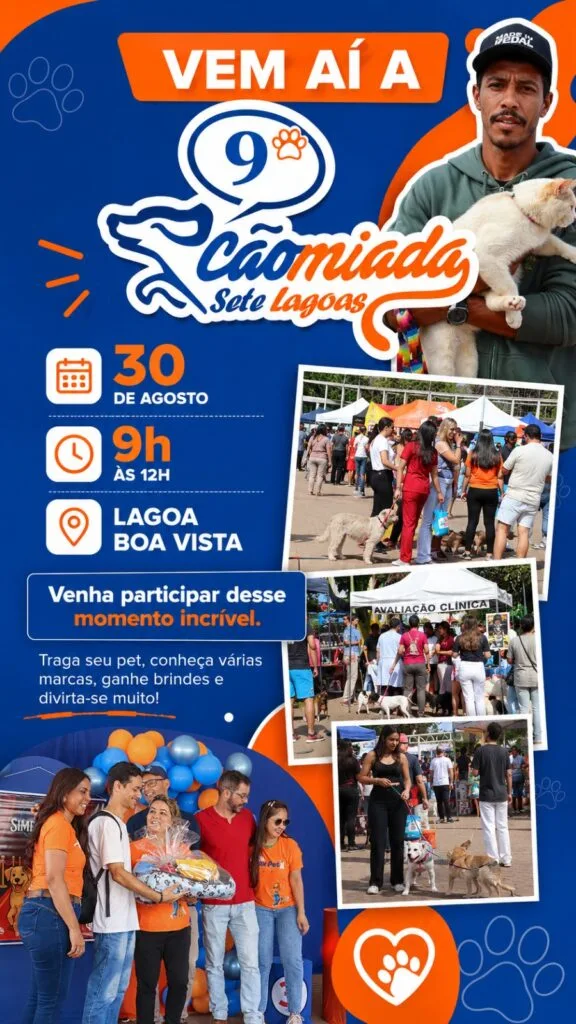 9ª Cãomiada movimenta o Parque Náutico da Boa Vista neste domingo (30)