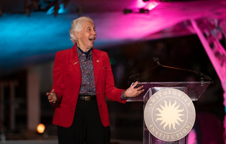 Pioneering Female Aviator Wally Funk Wins 2022 Michael Collins Trophy for Lifetime Achievement