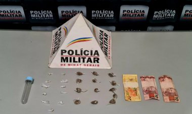 Jovem é preso com 11 pedras de crack e 13 buchas de maconha, no bairro Cidade de Deus em Sete Lagoas