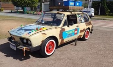 Brasília estilizada com peças de Lego é furtada e dono faz apelo: "Não tenho como trabalhar"