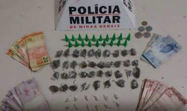 Matozinhos: PM apreende drogas que seriam vendidas em festa