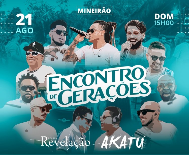 Encontro de Gerações: Akatu e Revelação agitam o Mineirão neste domingo
