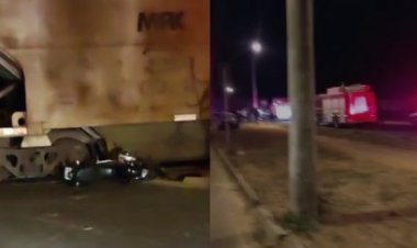 Motociclista é atropelado por trem, no sentido ao bairro Cidade de Deus em Sete Lagoas