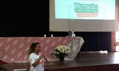 Funilândia se destaca como exemplo de mobilização social, com o tema "Mutirão da Dengue"