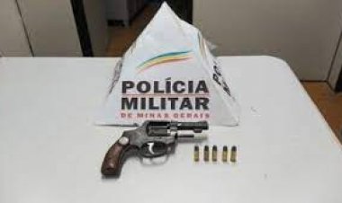Menor é apreendido com revólver calibre 32 e 5 munições do mesmo calibre, em Sete Lagoas