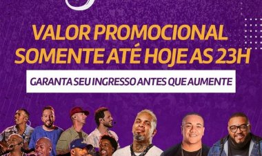 SEGURA ESSA:  Vai dar Samba anuncia segunda edição com Turma do Pagode, Rodriguinho, Tiee e Vitinho em BH