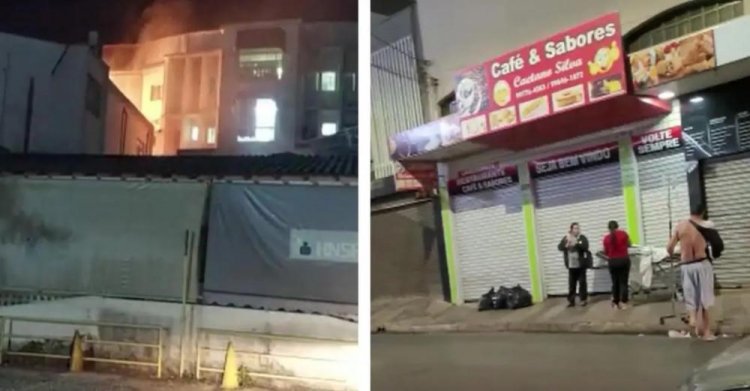 Incêndio atinge hospital e pacientes são socorridos às pressas