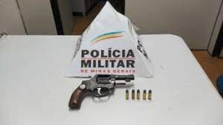 Menor é apreendido com revólver calibre 32 e 5 munições do mesmo calibre, em Sete Lagoas
