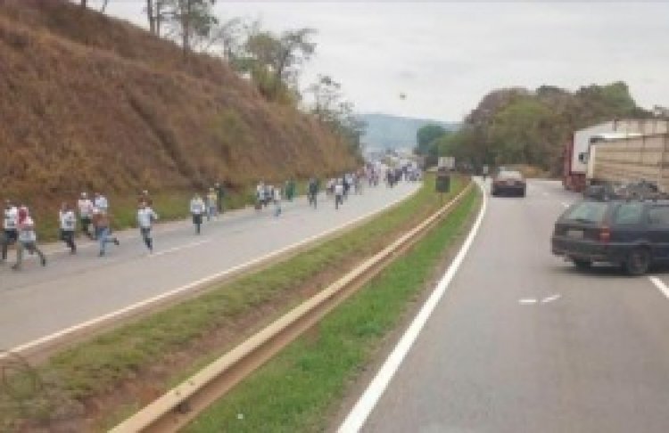 PRF confirma 4 baleados em briga entre torcidas do Cruzeiro e Palmeiras