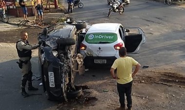 Grave acidente no bairro Jardim Europa em Sete Lagoas