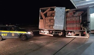 Carga de televisores avaliada em R$ 1,5 milhão é apreendida pela PRF em Minas Gerais