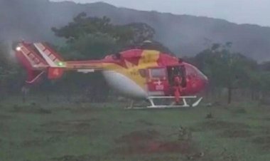 Grupo é resgatado em trilha na cachoeira Véu da Noiva após fortes chuvas na Serra do Cipó