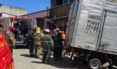 Criança de 10 anos morre após ser atropelada por caminhão em Santa Luzia