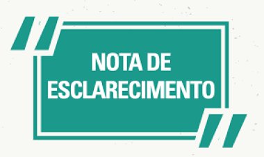 Nota Esclarecimento do Grau Técnico de Sete Lagoas