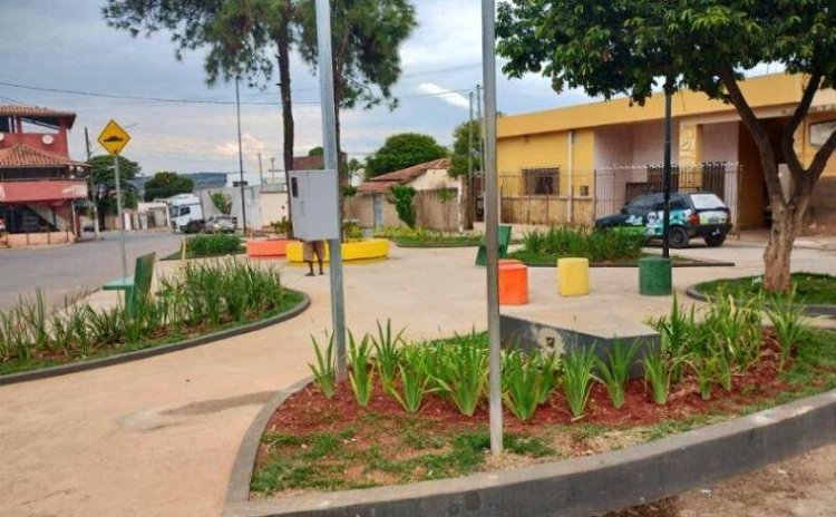 Nova praça Geny Raposo é entregue à comunidade do bairro Santa Luzia em Sete Lagoas