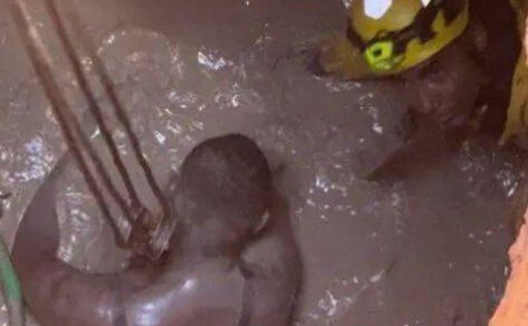 Homem é resgatado em cisterna após estrutura desabar em Minas Gerais