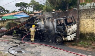 Motorista morre eletrocutado após caminhão munck atingir rede elétrica em Belo Horizonte