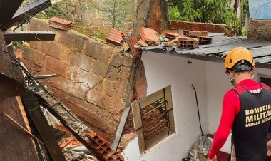 Homem morre soterrado após muro desabar e atingir casa no interior de Minas Gerais