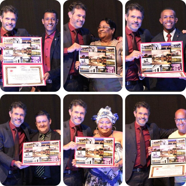 Janderson Avelar homenageia pessoas ilustres em Sessão Solene promovida pela Câmara Municipal de Sete Lagoas