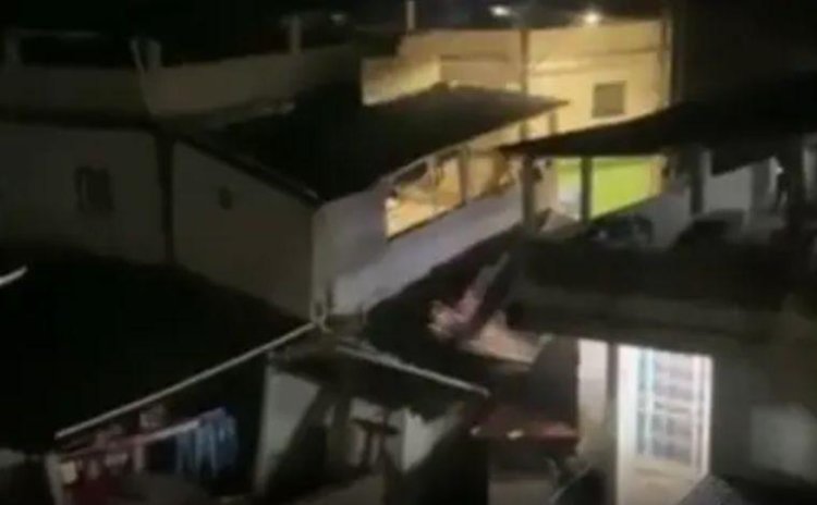 Jovem pula de sacada momentos antes de casa desabar em Minas Gerais: