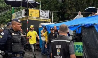 LIMINAR: Justiça garante a empresário direito de se manifestar em frente a quartel; estrutura deve ser devolvida