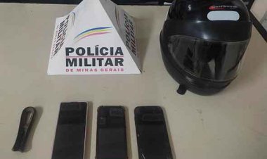 PM age rápido e prende ladrão que levou três celulares de adolescentes em Paraopeba