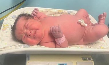 Super bebê: Mãe dá à luz a bebê 'gigante' com mais 5 kg