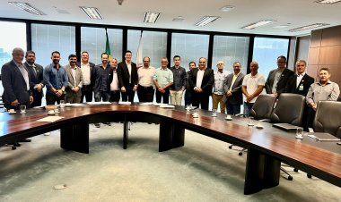 Deputado Douglas Melo, acompanhado de lideranças da região, reúne com o vice-governador do Estado para buscar recursos
