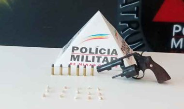 Menor é apreendido com arma e crack no São Dimas