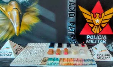 PM prende três em boca-de-fumo no bairro Canadá