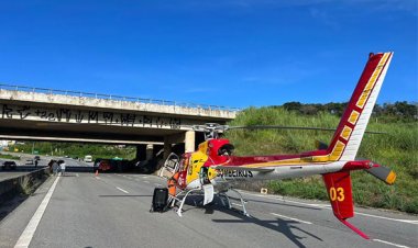 Tragédia na Grande BH: Ciclista perde uma das pernas após ser atropelado por caminhão