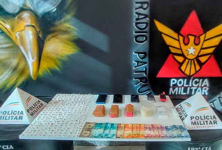 PM prende três em boca-de-fumo no bairro Canadá