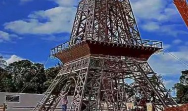 'UAIffel': Lagoa Santa vai ganhar réplica da torre Eiffel com 30 m de altura