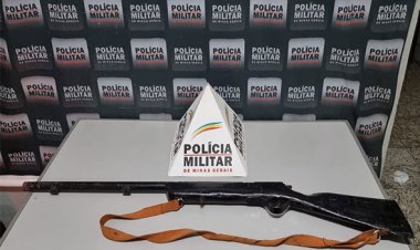Polícia Militar realiza apreensão de arma de fogo em residência no bairro Santa Luzia