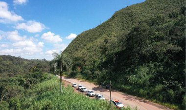 A remoção de rochas interditará temporariamente a Rodovia MG-040 nesta sexta-feira