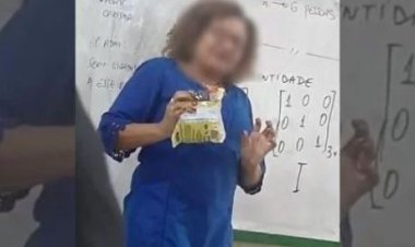 aluno dá esponja de aço de ‘presente’ no Dia da Mulher para professora negra em escola