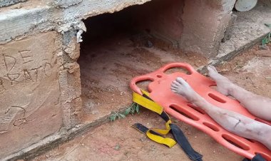 Mulher é encontrada com vida em túmulo fechada em cemitério da Zona da Mata