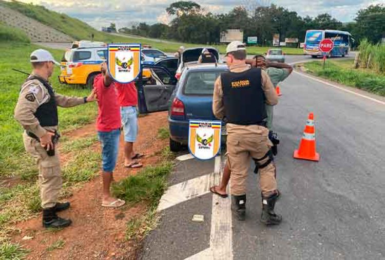 Oito pessoas são detidas em blitz da Polícia Rodoviária em Sete Lagoas