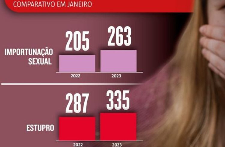 19 casos por dia: estupros e importunações sexuais disparam em Minas
