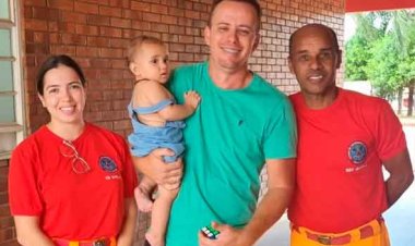 Bombeiros salvam vida de criança engasgada em Sete Lagoas