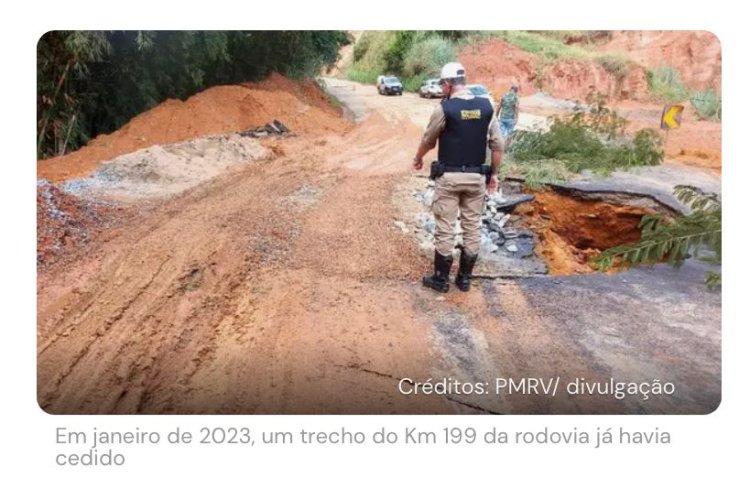 Após abertura de cratera, MGC-259 tem trânsito totalmente liberado, em Governador Valadares (MG)