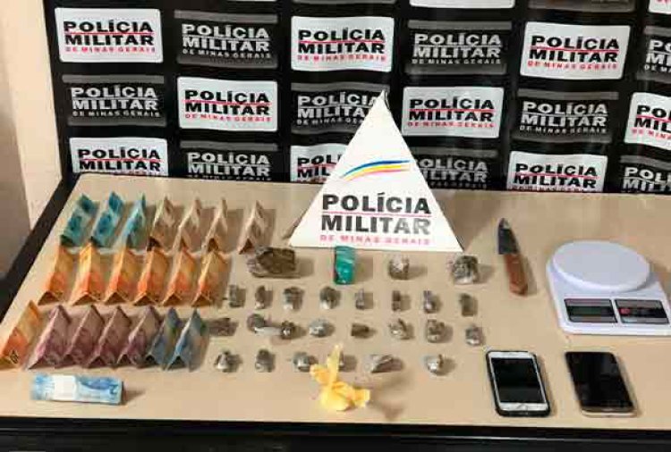 Menor é apreendido em pleno ato de tráfico de drogas em Paraopeba